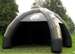 spider tents, custom made products, custom made inflatable products