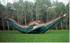 24 m giant inflatable dragon