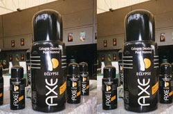 Mini flacon AXE gonflable