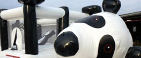 Panda bouncy castle