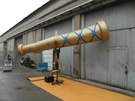 Inflatable telescope — 5 m long
